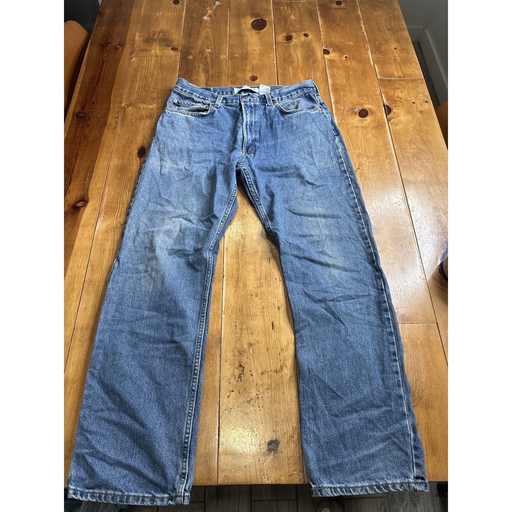 Levi's 505 Regular Fit Men's Jeans W34 L32 Medium Wash Blue Denim